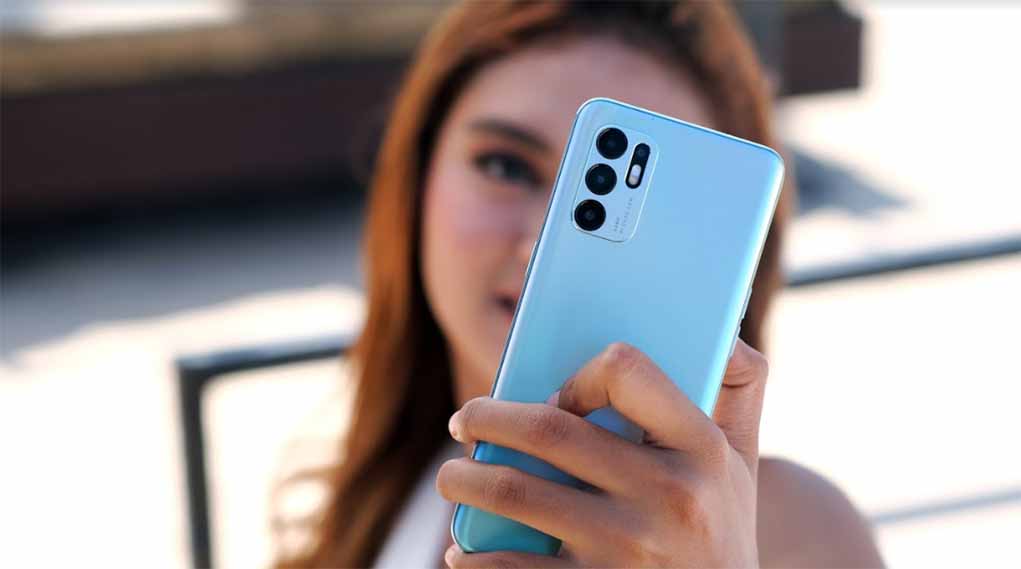 Keunggulan Desain OPPO Reno6: Stylish, Ringan, Tanpa Sidik Jari